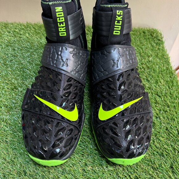 Nike Force Savage Elite 2 Shark Oregon Ducks Sample PE Cleats CK2834-301 Sz 14.5 main image 4